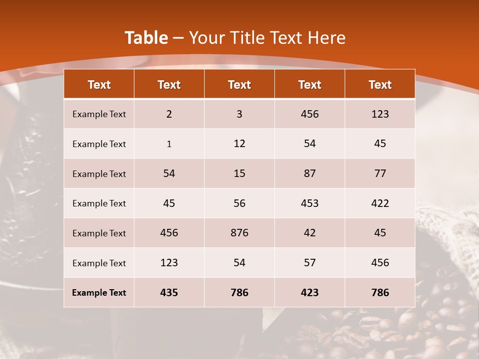 Taste Natural Smoke PowerPoint Template