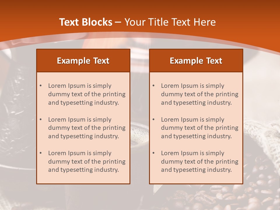 Taste Natural Smoke PowerPoint Template