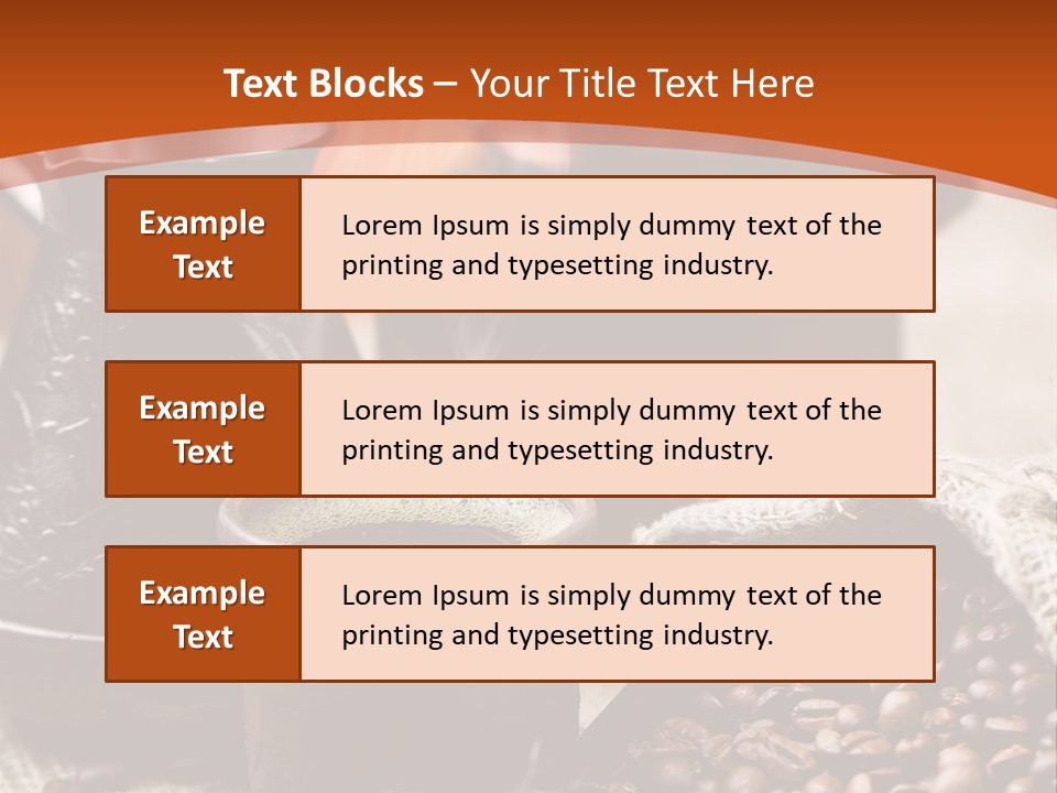 Taste Natural Smoke PowerPoint Template