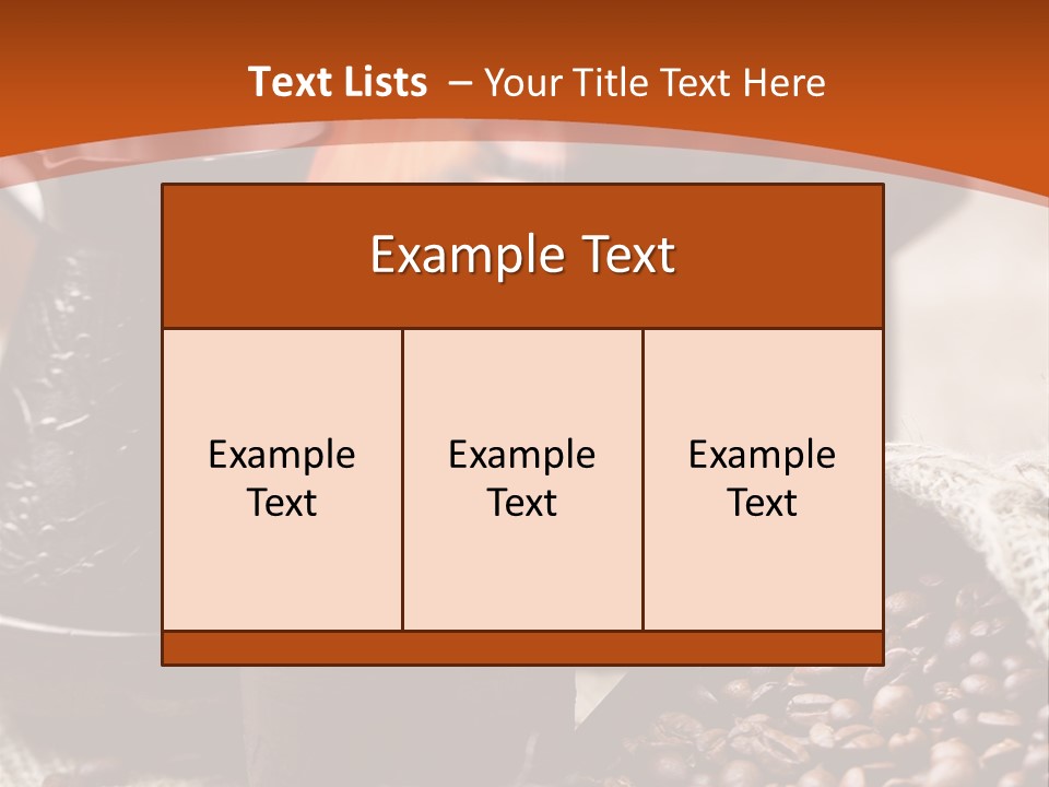 Taste Natural Smoke PowerPoint Template