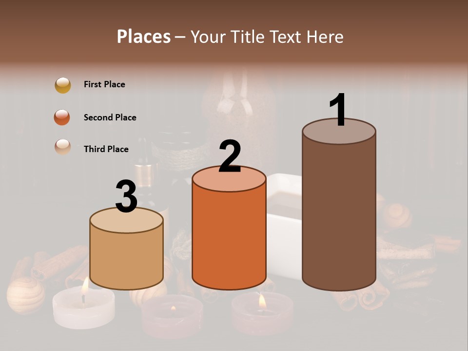 Chocolate Table Salon PowerPoint Template