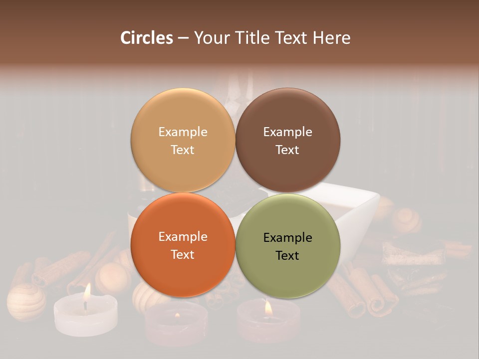 Chocolate Table Salon PowerPoint Template