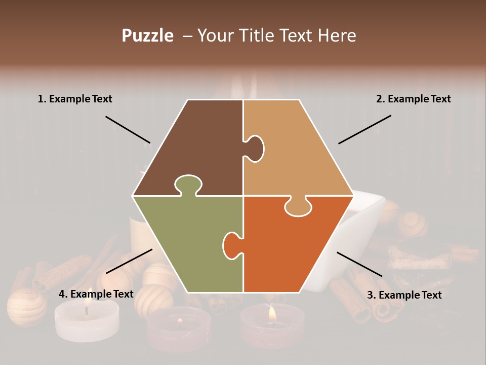 Chocolate Table Salon PowerPoint Template