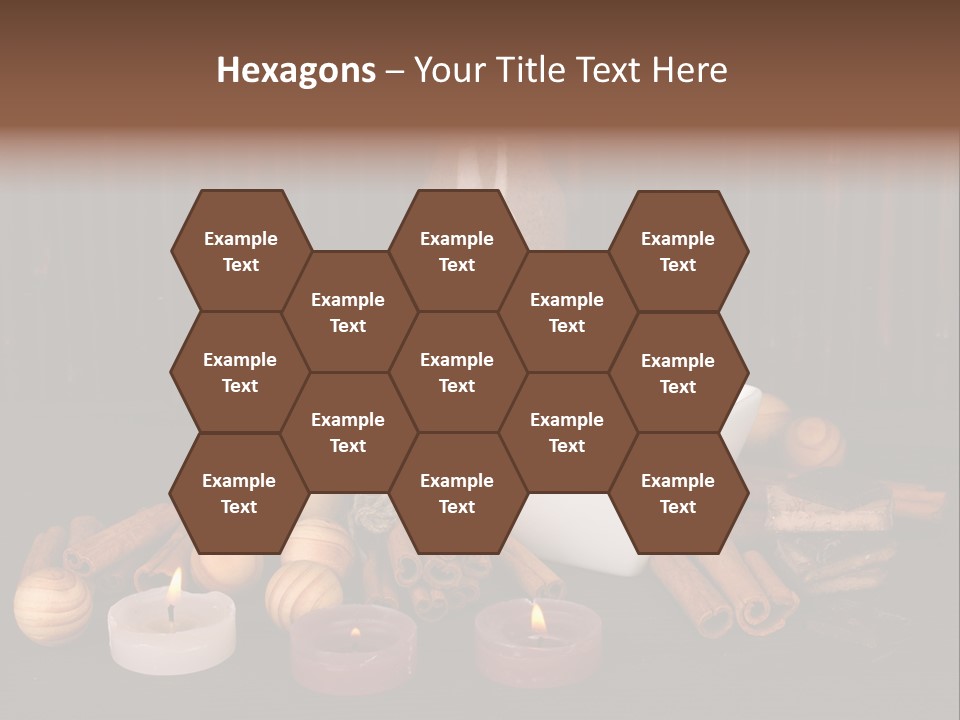 Chocolate Table Salon PowerPoint Template