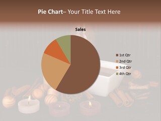 Chocolate Table Salon PowerPoint Template