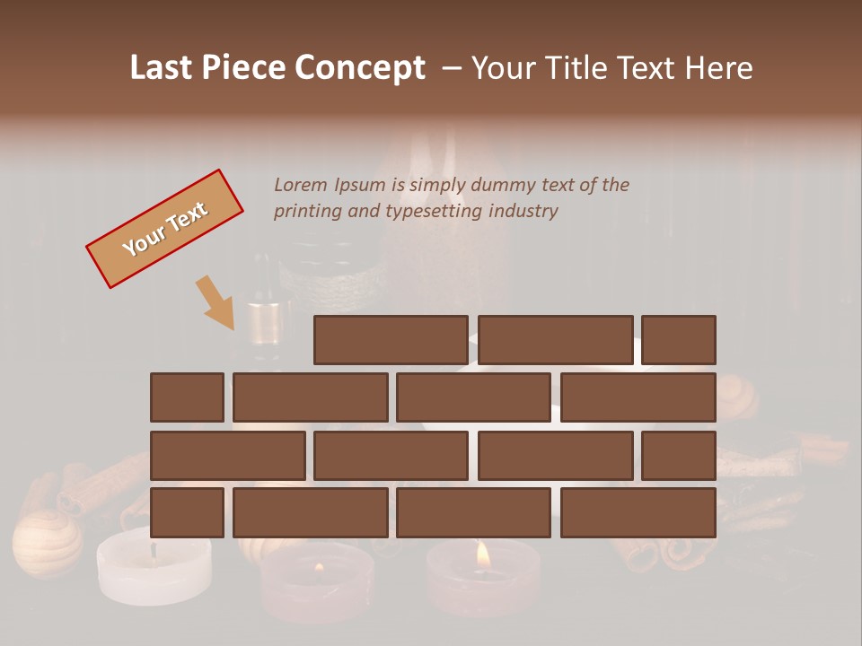 Chocolate Table Salon PowerPoint Template