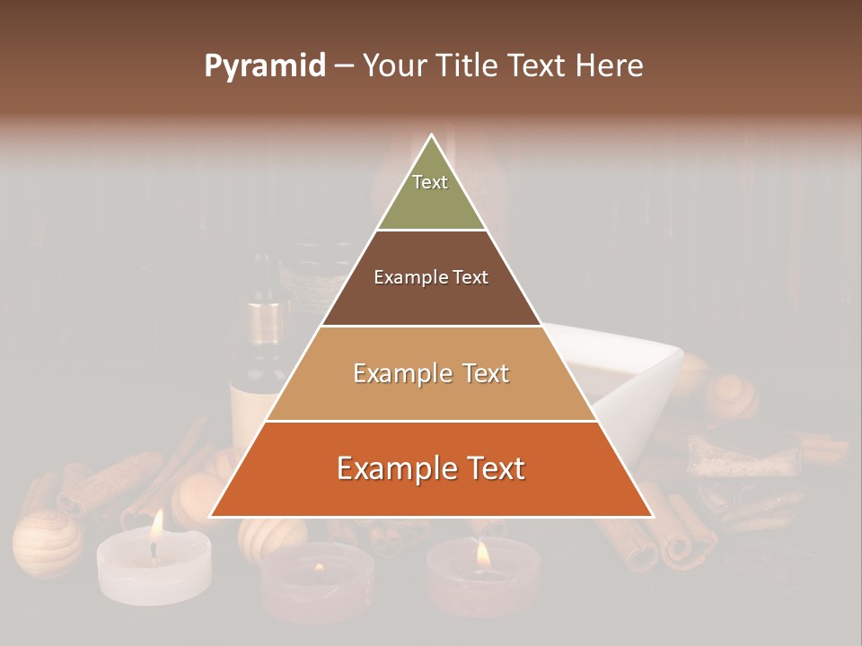 Chocolate Table Salon PowerPoint Template