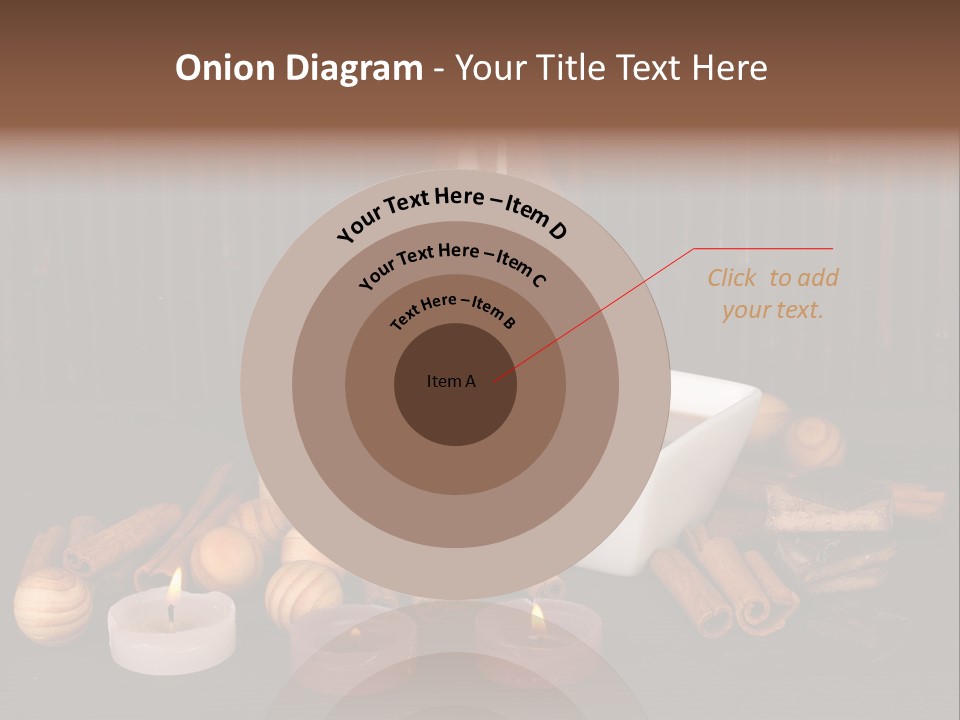 Chocolate Table Salon PowerPoint Template