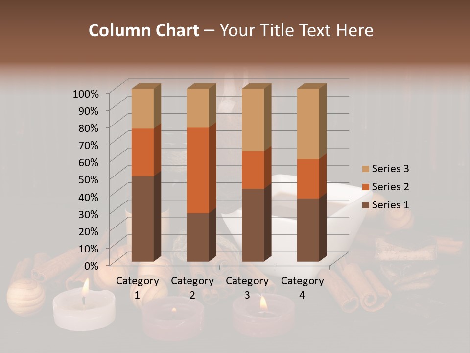 Chocolate Table Salon PowerPoint Template