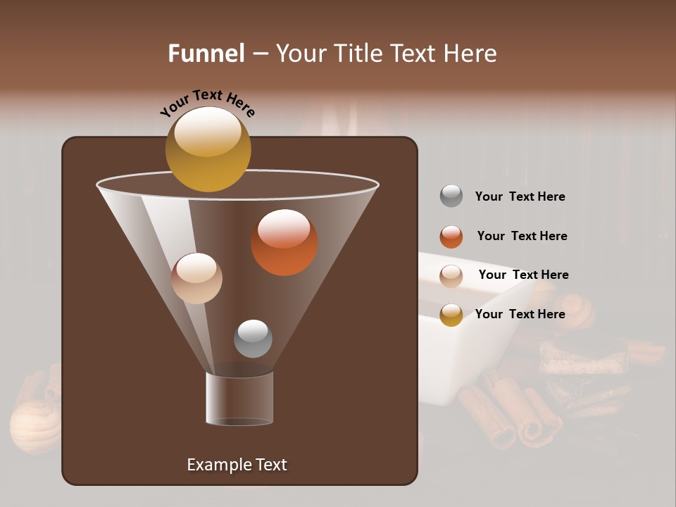 Chocolate Table Salon PowerPoint Template