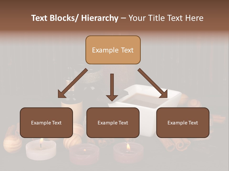Chocolate Table Salon PowerPoint Template