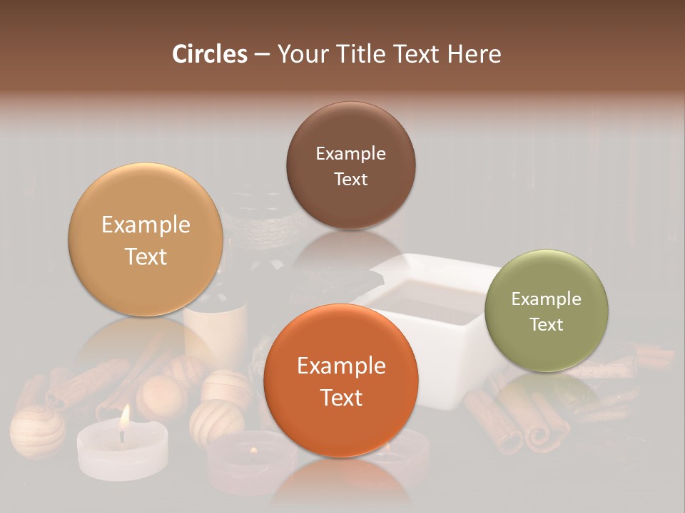 Chocolate Table Salon PowerPoint Template