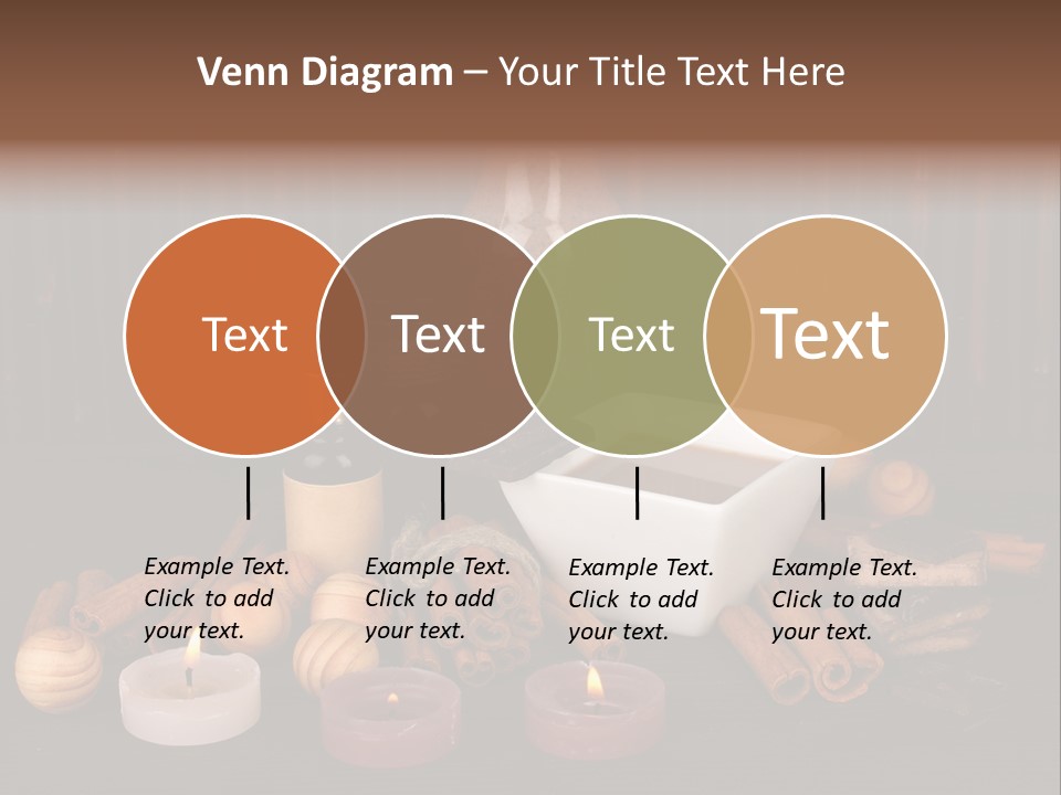 Chocolate Table Salon PowerPoint Template