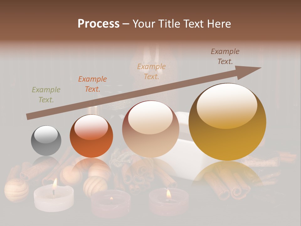 Chocolate Table Salon PowerPoint Template