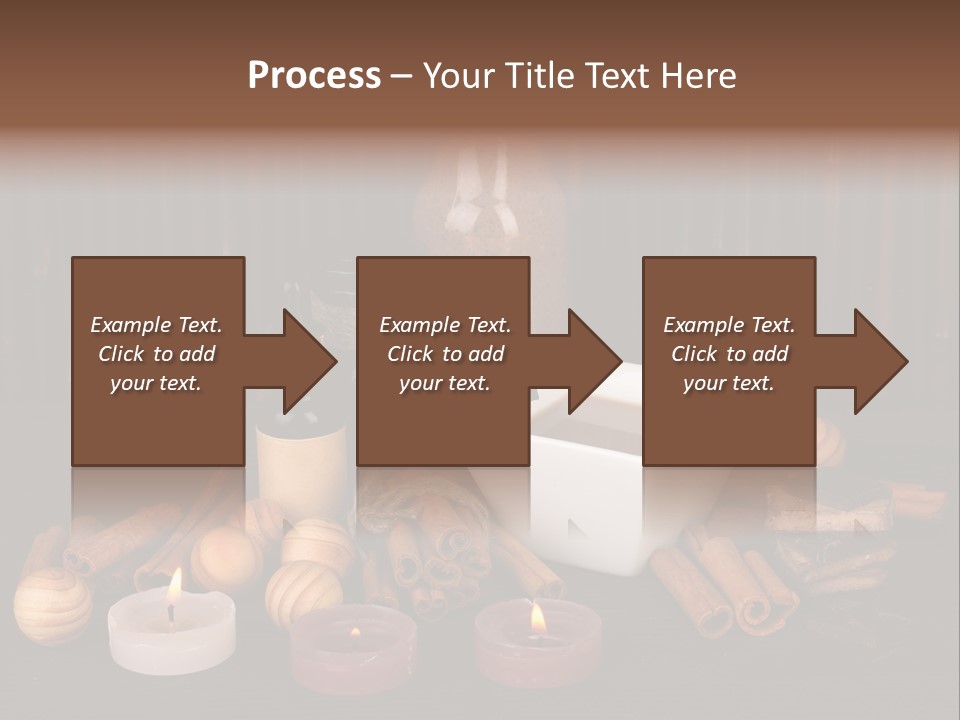 Chocolate Table Salon PowerPoint Template