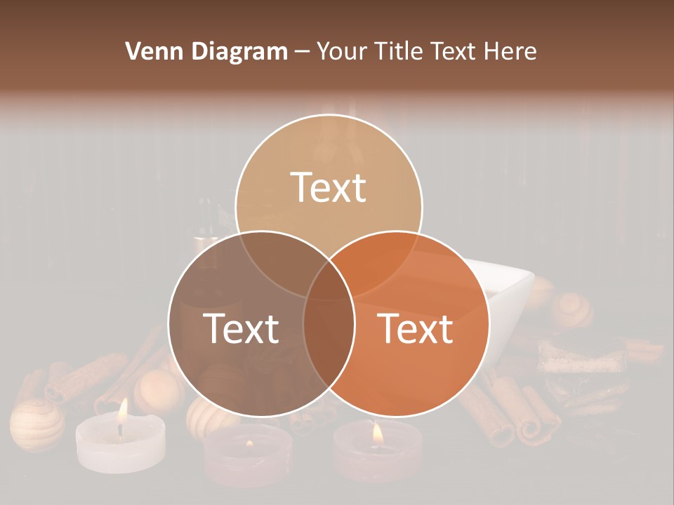 Chocolate Table Salon PowerPoint Template