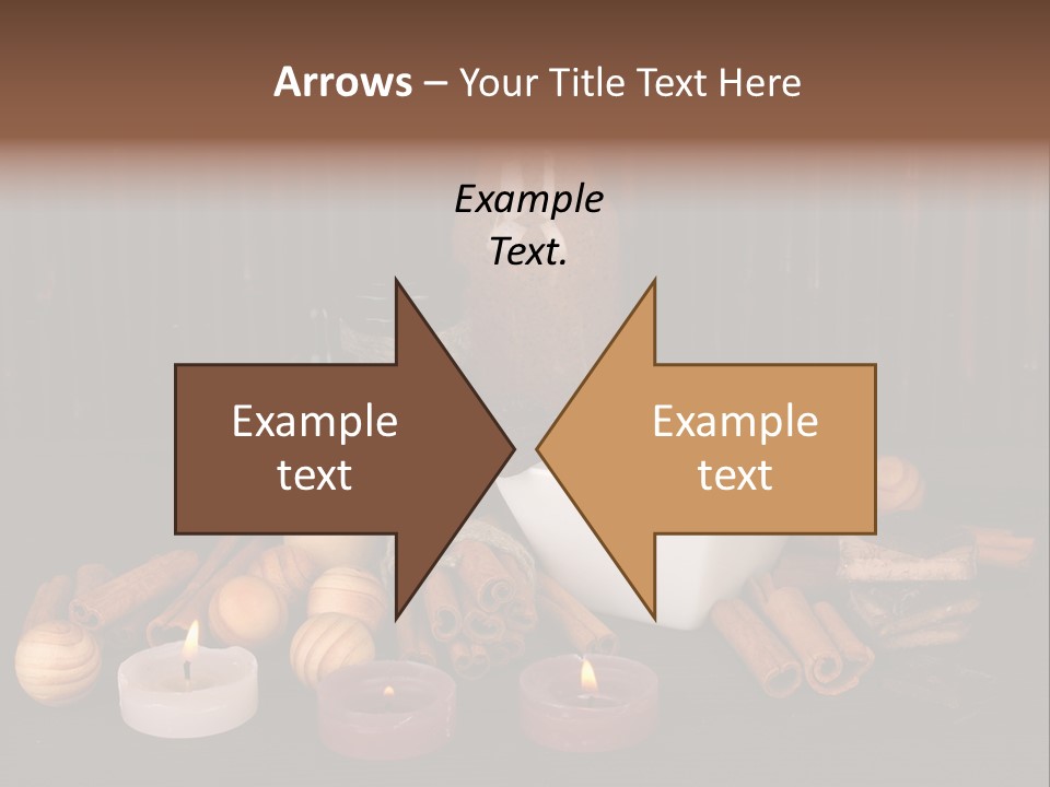 Chocolate Table Salon PowerPoint Template