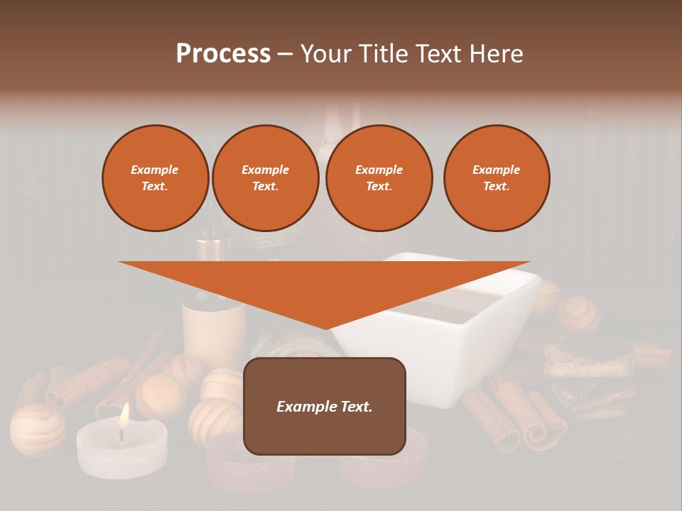 Chocolate Table Salon PowerPoint Template