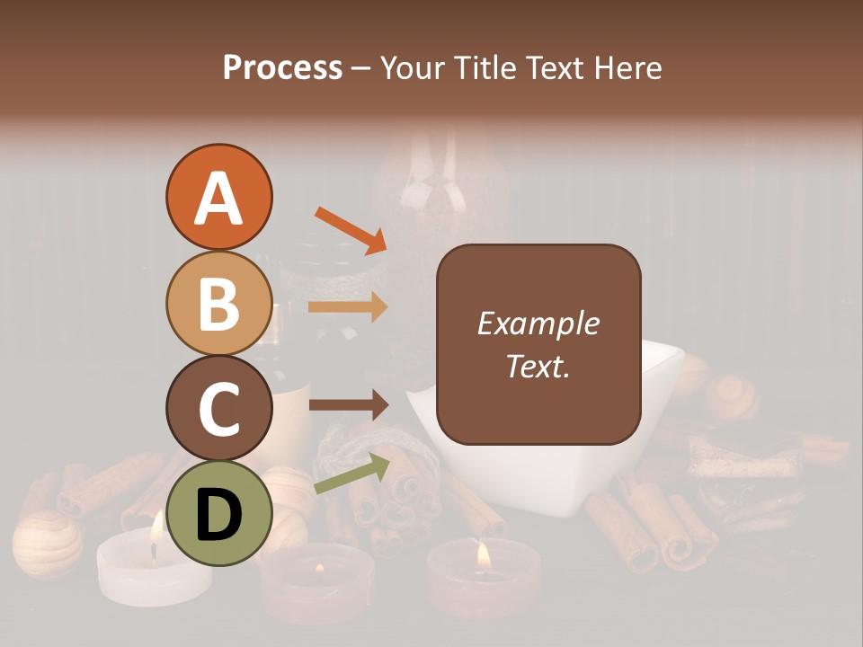 Chocolate Table Salon PowerPoint Template