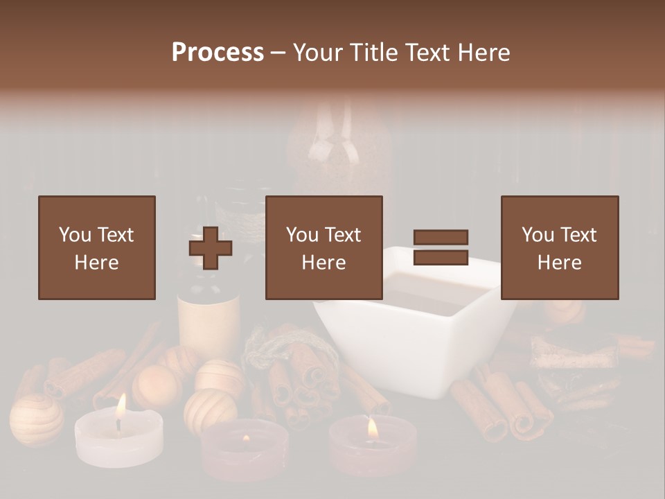Chocolate Table Salon PowerPoint Template