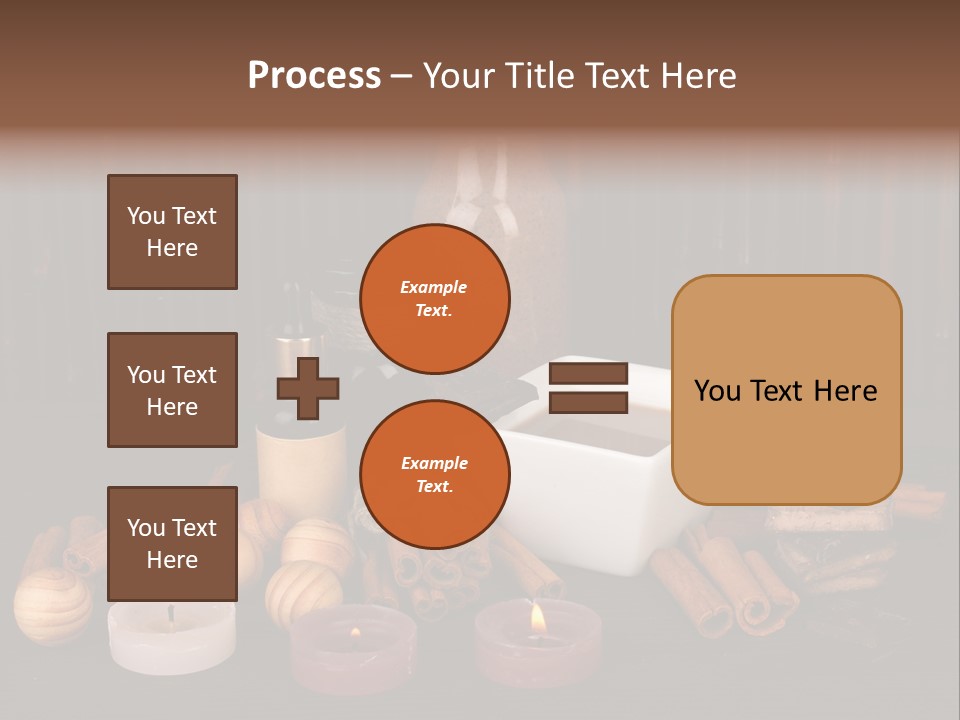 Chocolate Table Salon PowerPoint Template