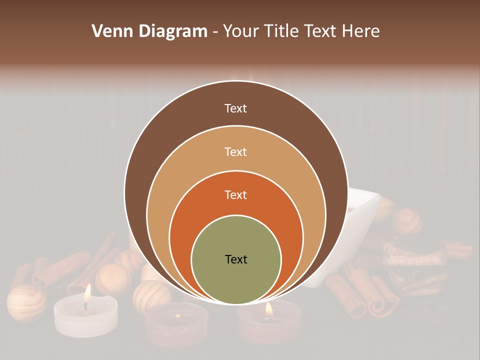 Chocolate Table Salon PowerPoint Template