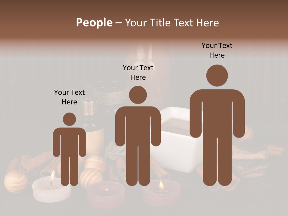 Chocolate Table Salon PowerPoint Template