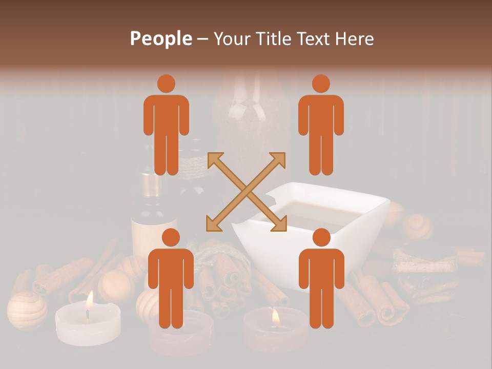 Chocolate Table Salon PowerPoint Template