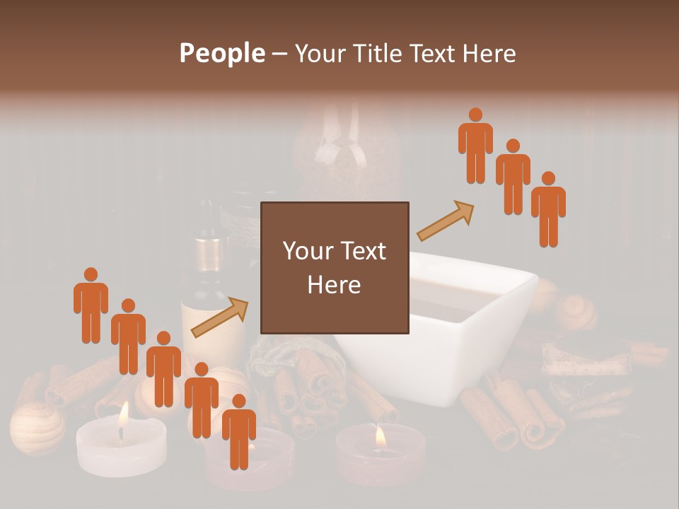 Chocolate Table Salon PowerPoint Template