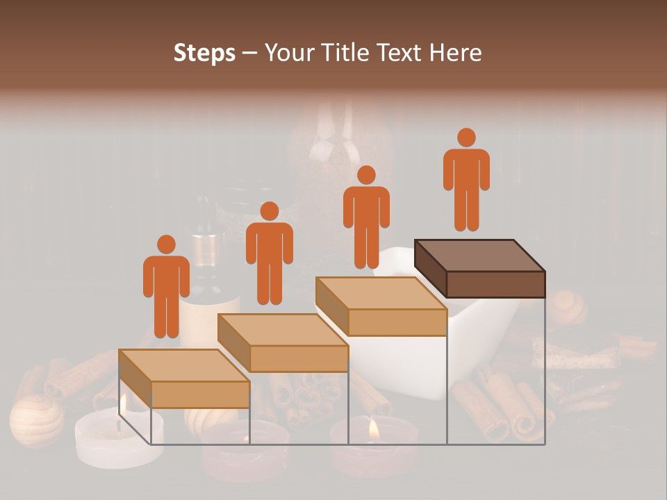 Chocolate Table Salon PowerPoint Template