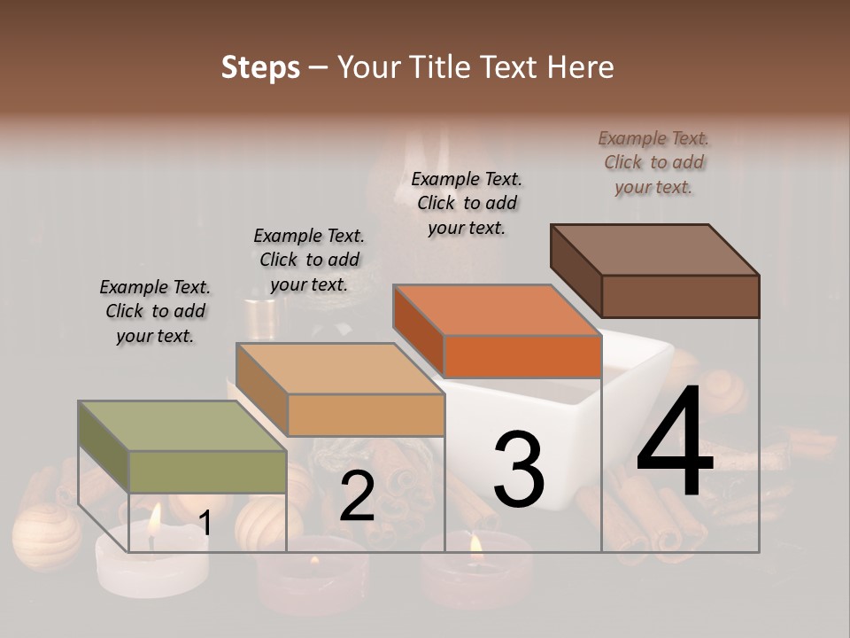 Chocolate Table Salon PowerPoint Template