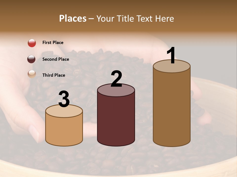 Black Espresso Hold PowerPoint Template