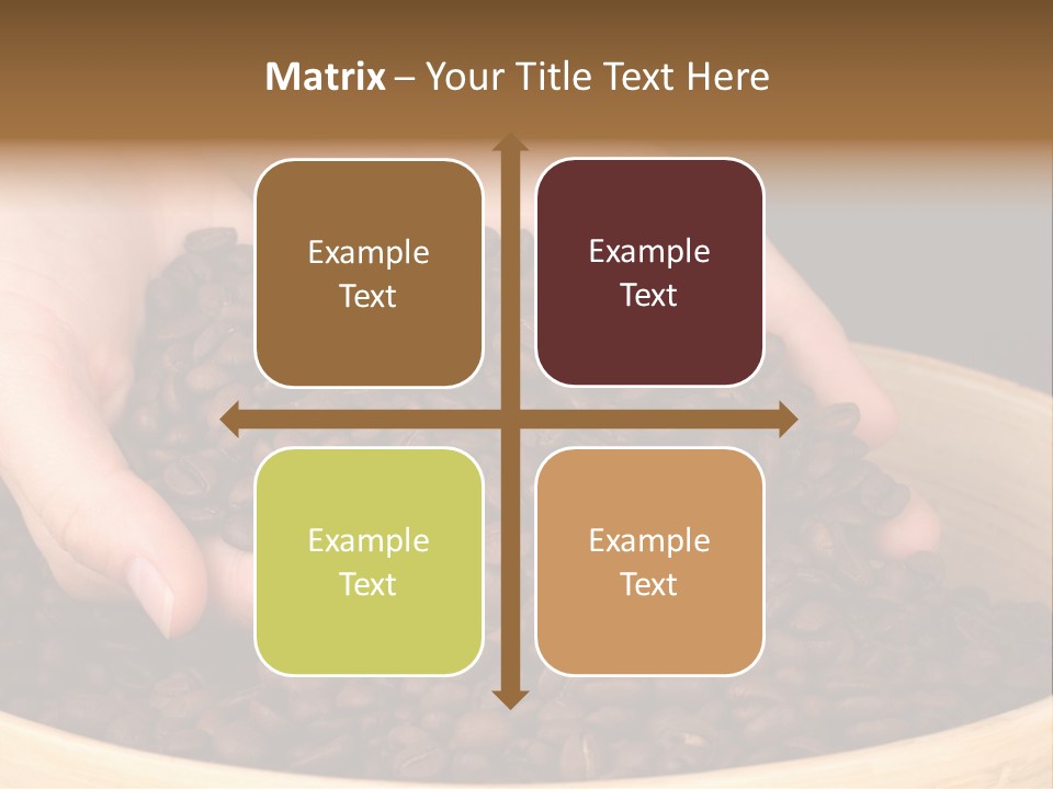 Black Espresso Hold PowerPoint Template