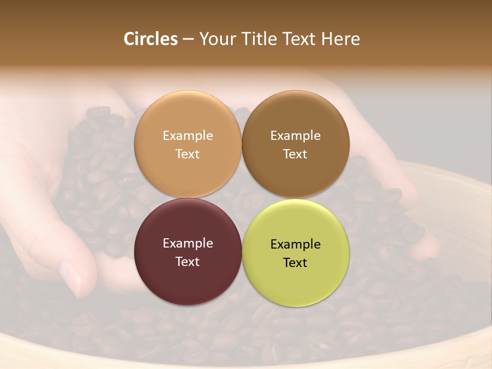 Black Espresso Hold PowerPoint Template
