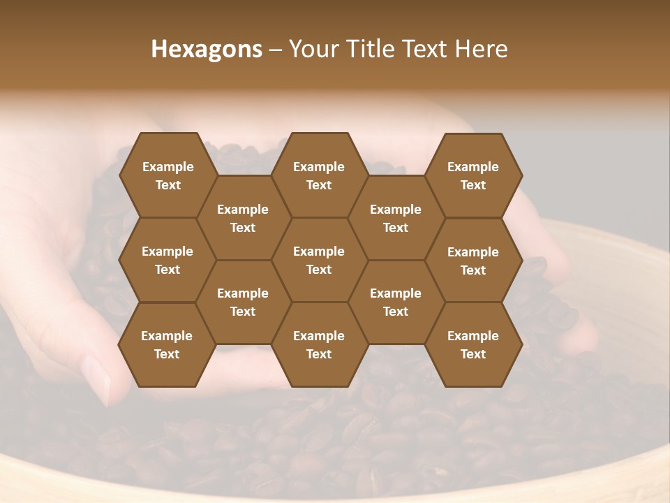 Black Espresso Hold PowerPoint Template