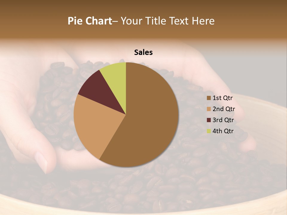 Black Espresso Hold PowerPoint Template