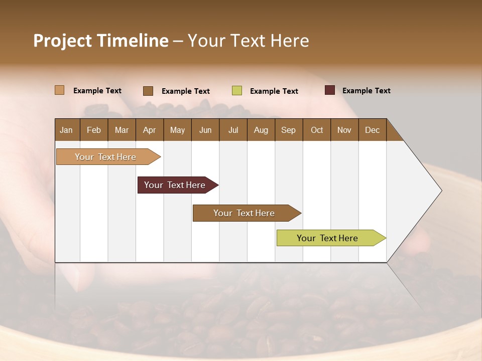 Black Espresso Hold PowerPoint Template