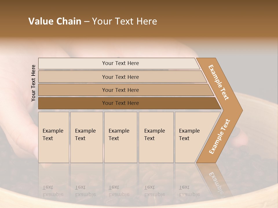 Black Espresso Hold PowerPoint Template