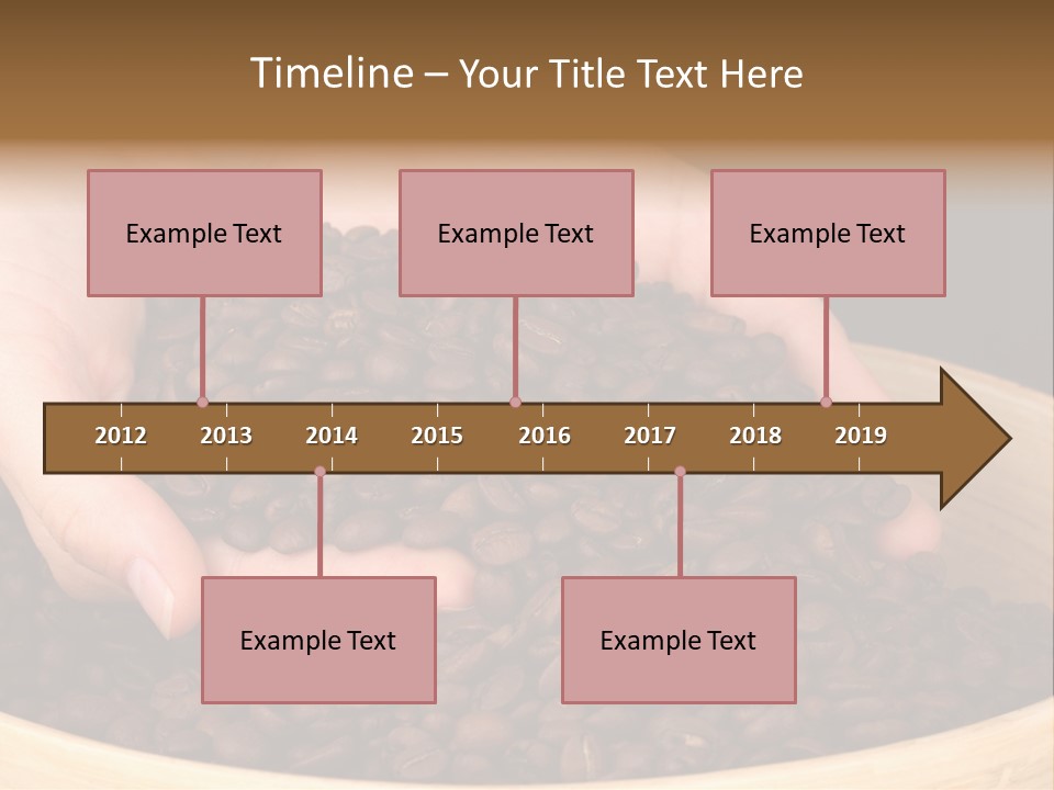 Black Espresso Hold PowerPoint Template