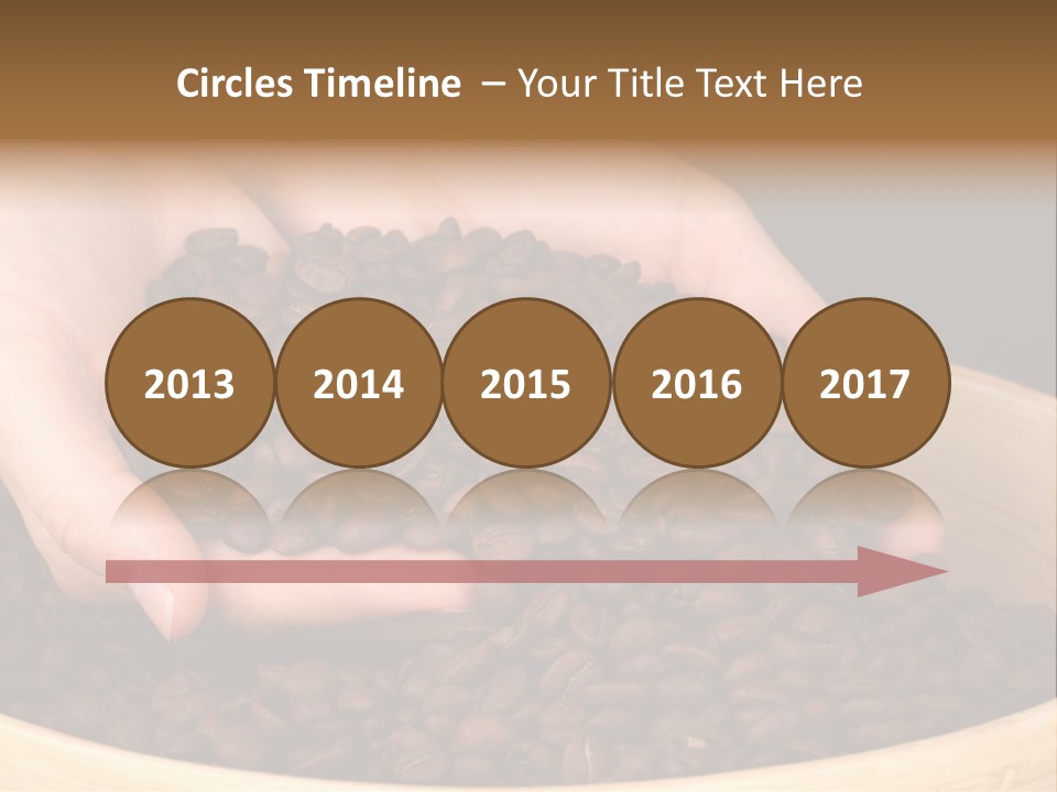 Black Espresso Hold PowerPoint Template