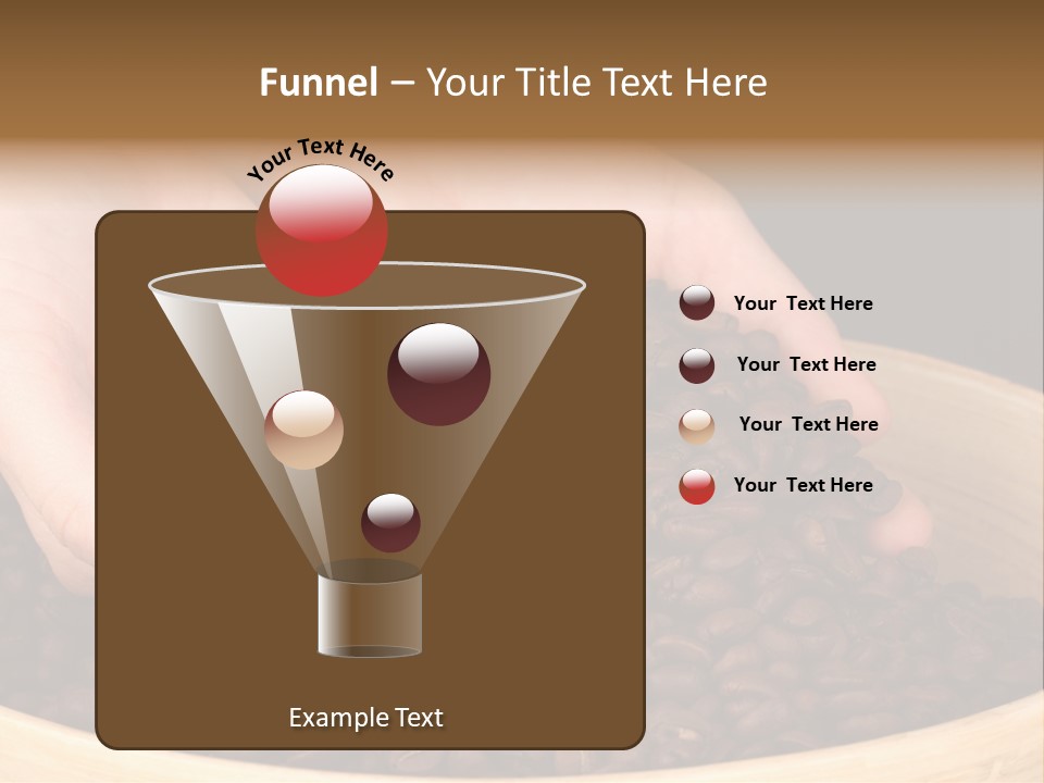 Black Espresso Hold PowerPoint Template