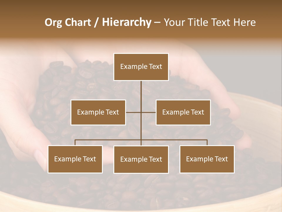 Black Espresso Hold PowerPoint Template