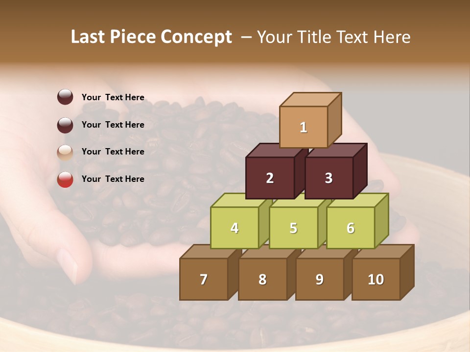 Black Espresso Hold PowerPoint Template