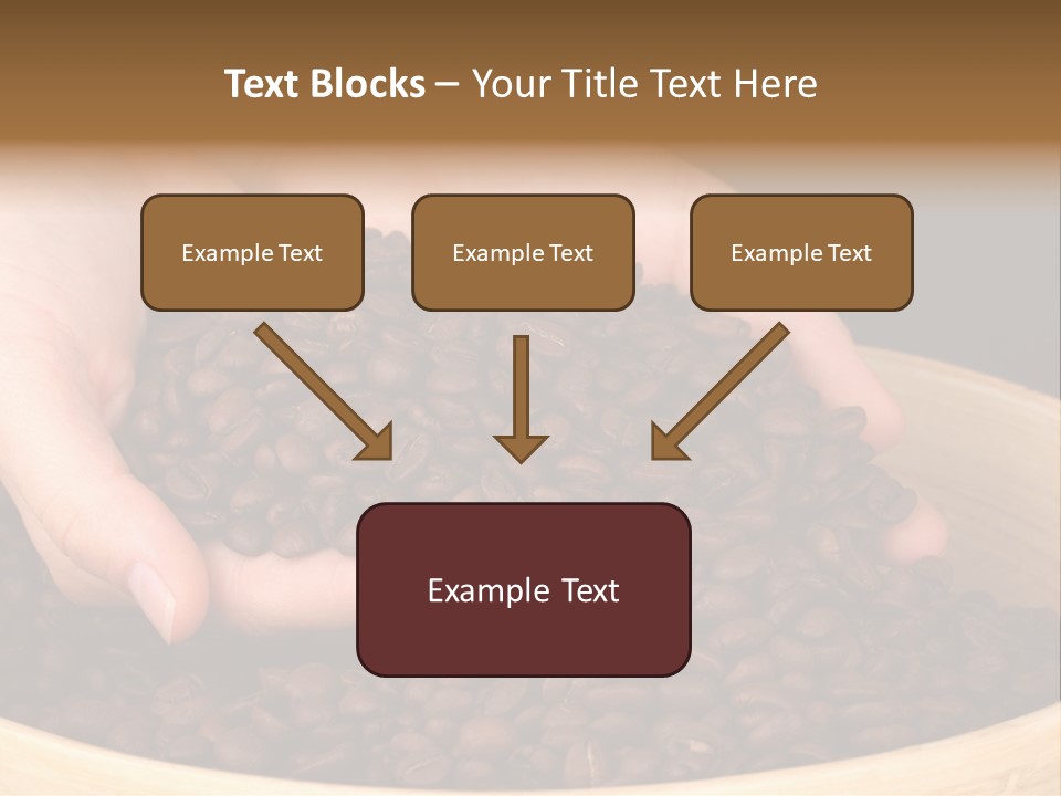 Black Espresso Hold PowerPoint Template