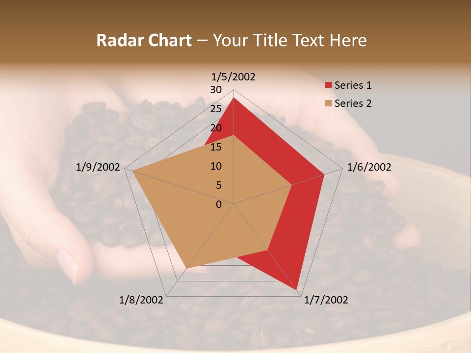 Black Espresso Hold PowerPoint Template