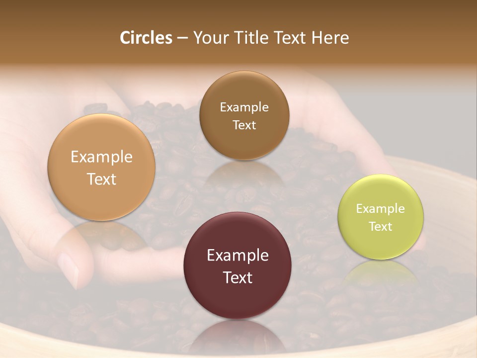 Black Espresso Hold PowerPoint Template