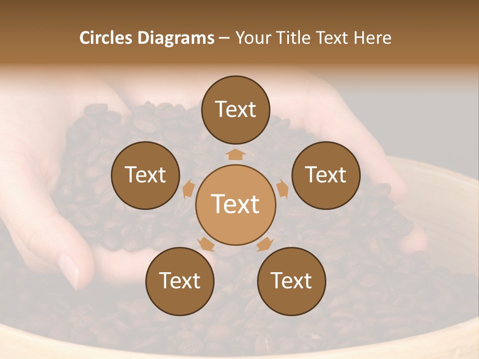 Black Espresso Hold PowerPoint Template