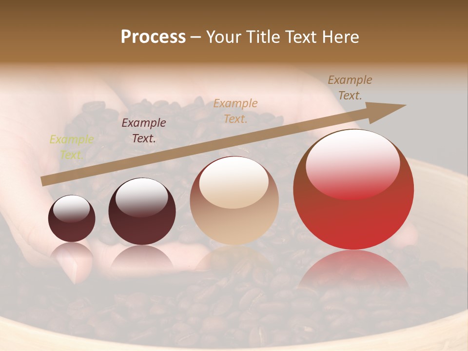 Black Espresso Hold PowerPoint Template