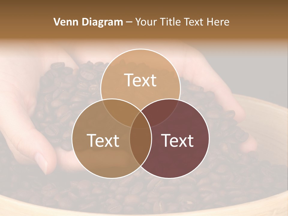 Black Espresso Hold PowerPoint Template