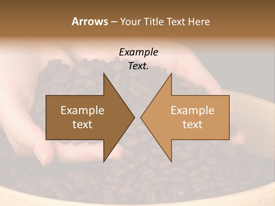 Black Espresso Hold PowerPoint Template